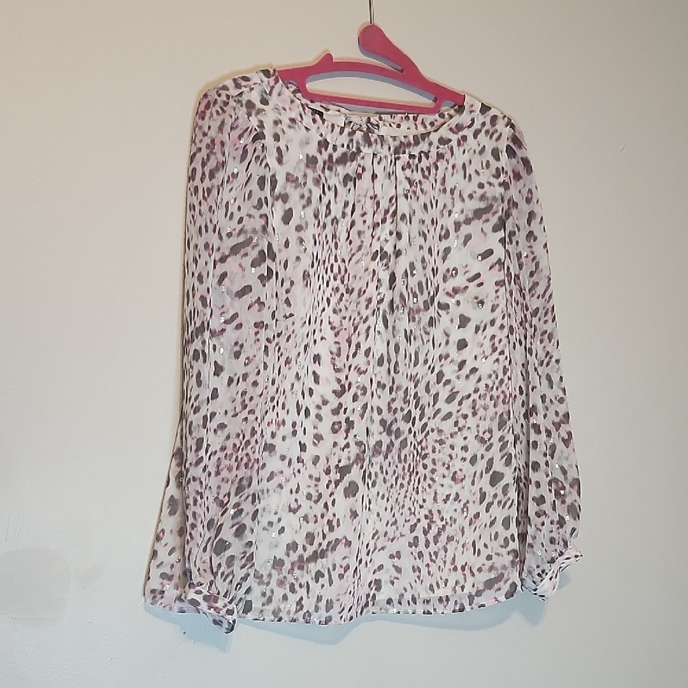 Talbots  Leopard Print Women's Top